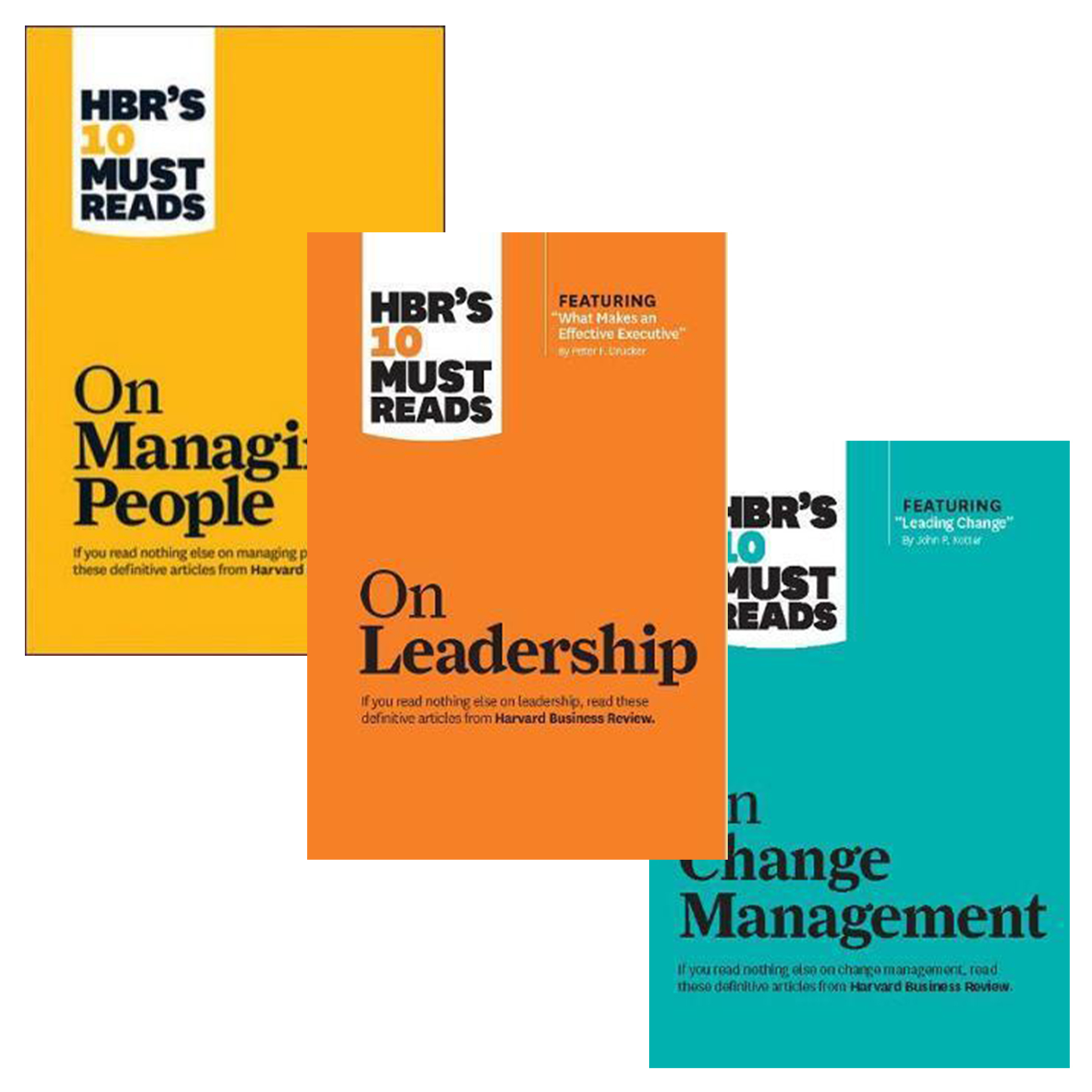 Set of 3 HBR Must-Reads Leadership Book Collection