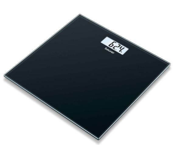 Black Glass Bathroom Scale