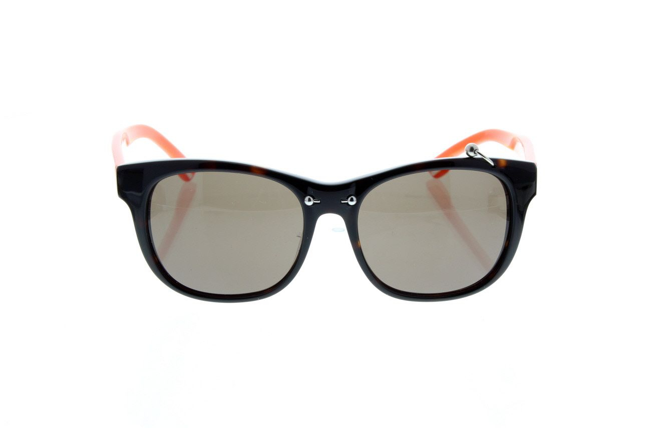 Acetate - Shiny Crystal Orange / Brown Lenses