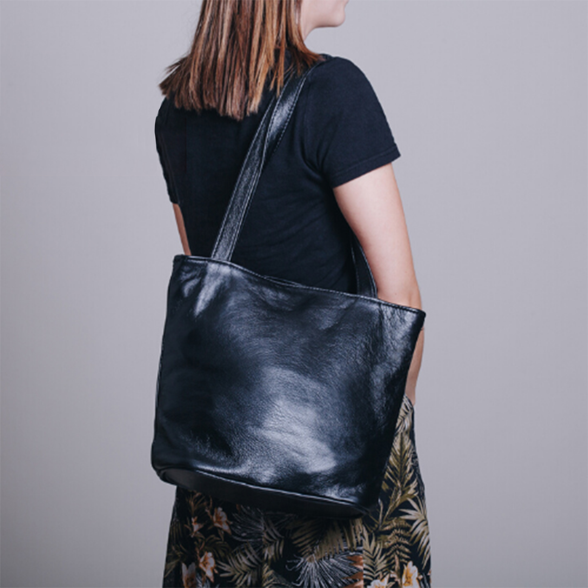 Leather Mini Totebag