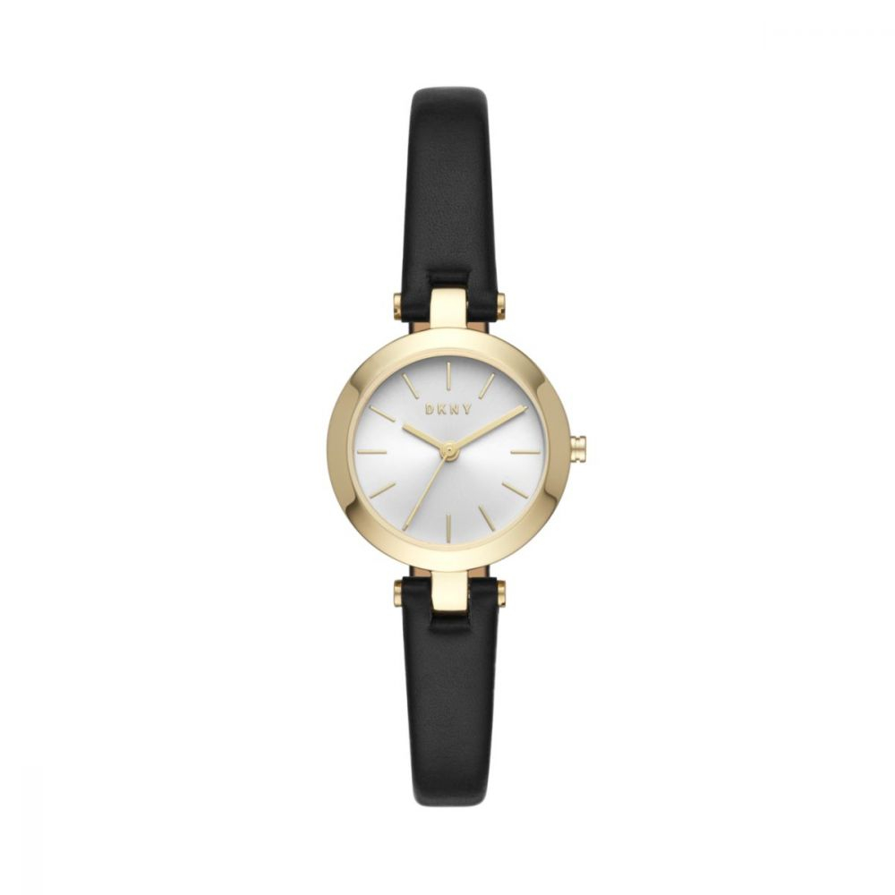 Women's City Link Three-Hand Black Strap Watch