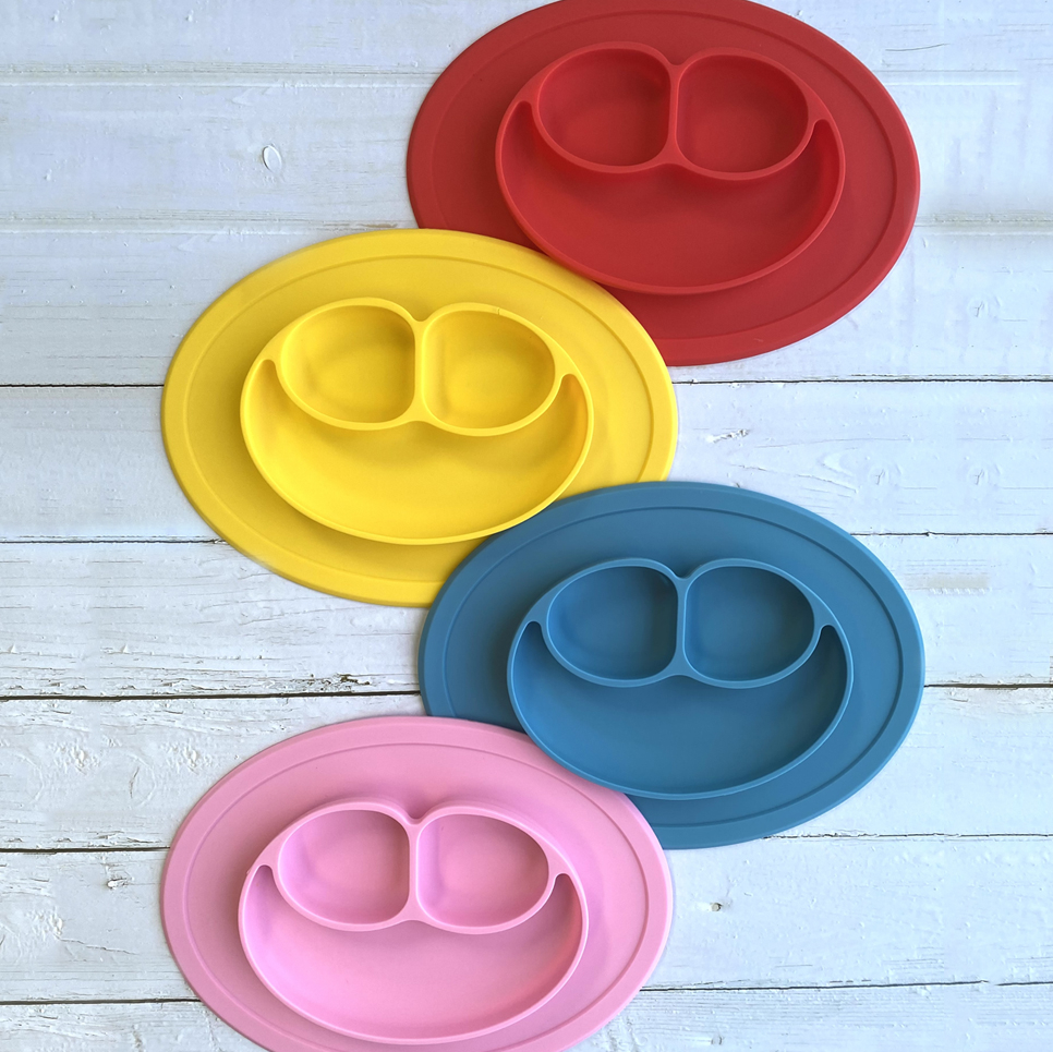 Baby Silicone Smile Plates