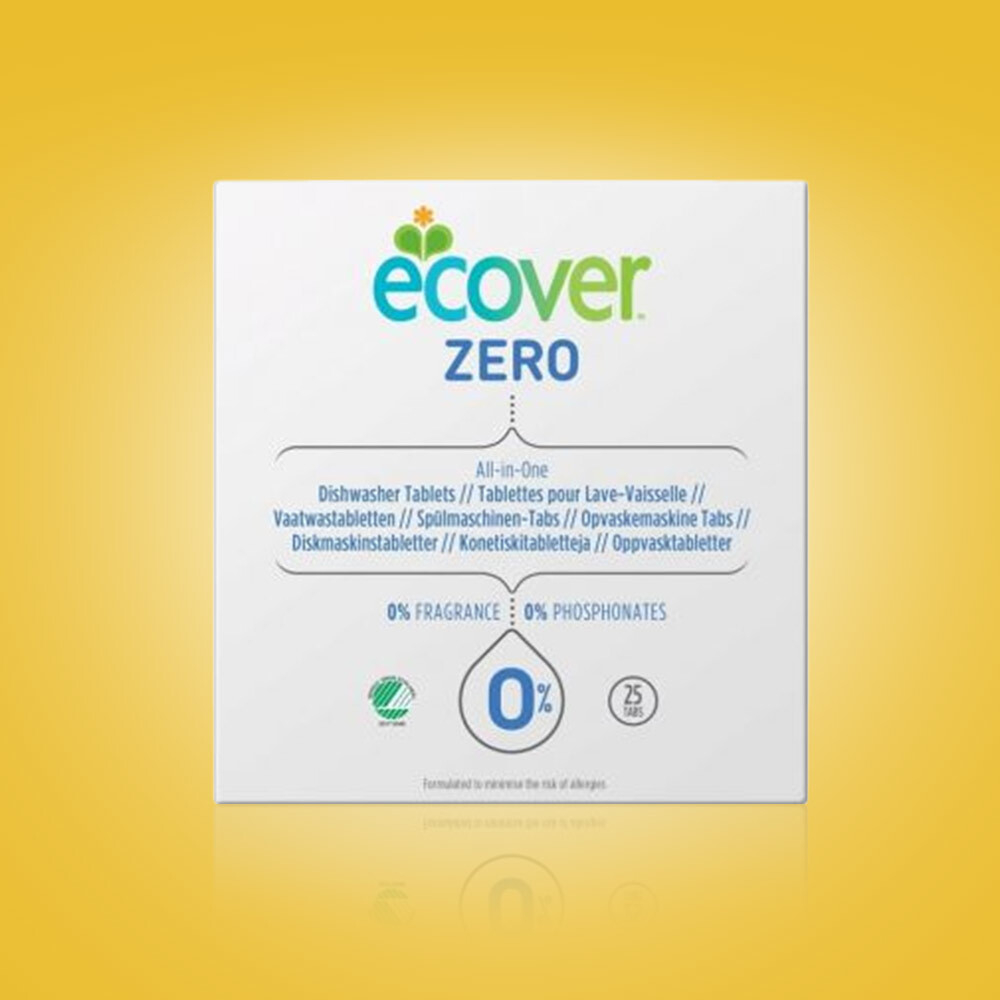 Pack of 3 Zero All-In-One Dishwashing Tablets (75 Tablets in Total)