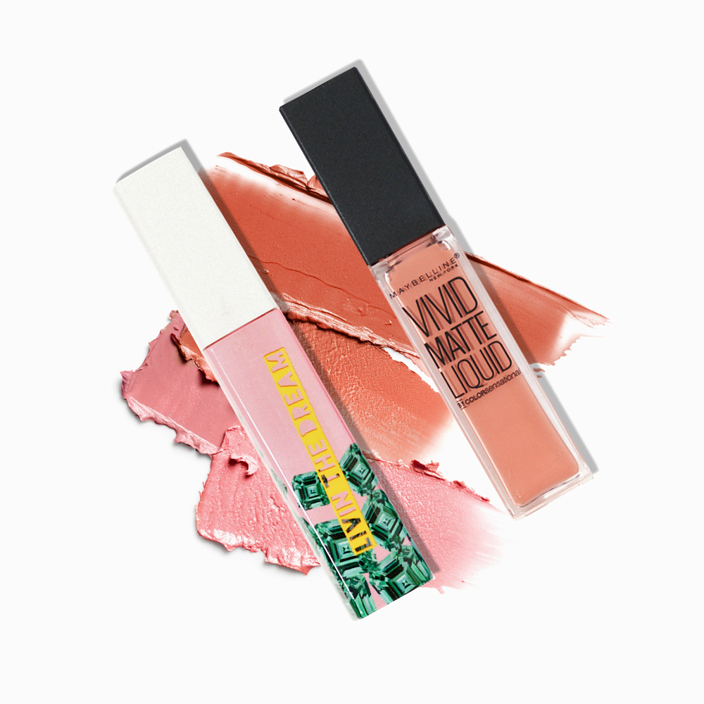 Set of 2 Nude and Matte Superstay Pink Liquid Lipsticks