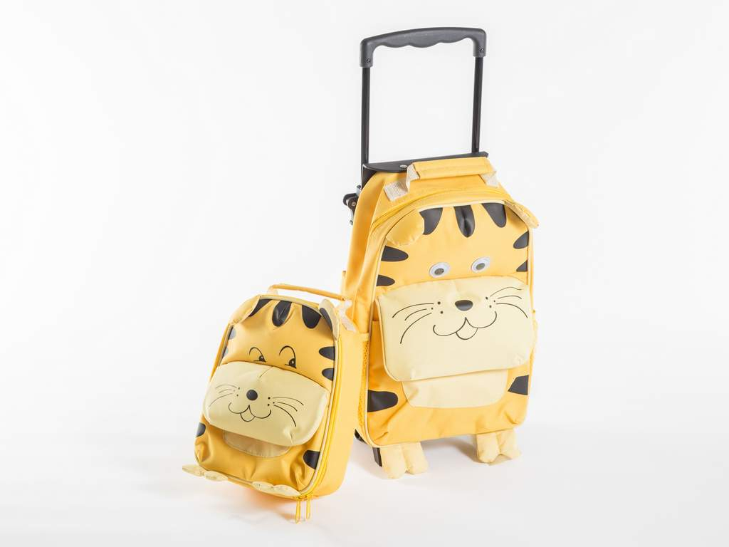 Tiger trolley with lunch bag