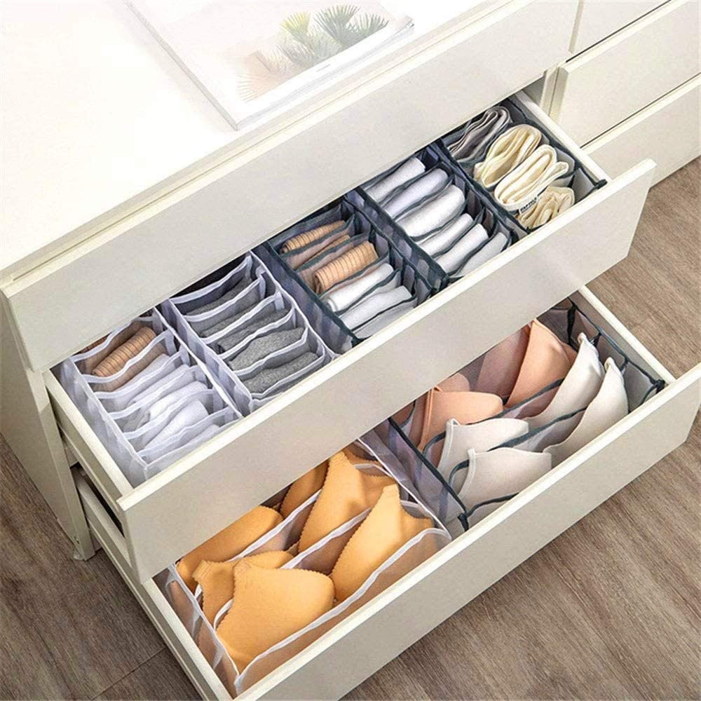 Set of 3 Underwear Drawer Storage Organiser