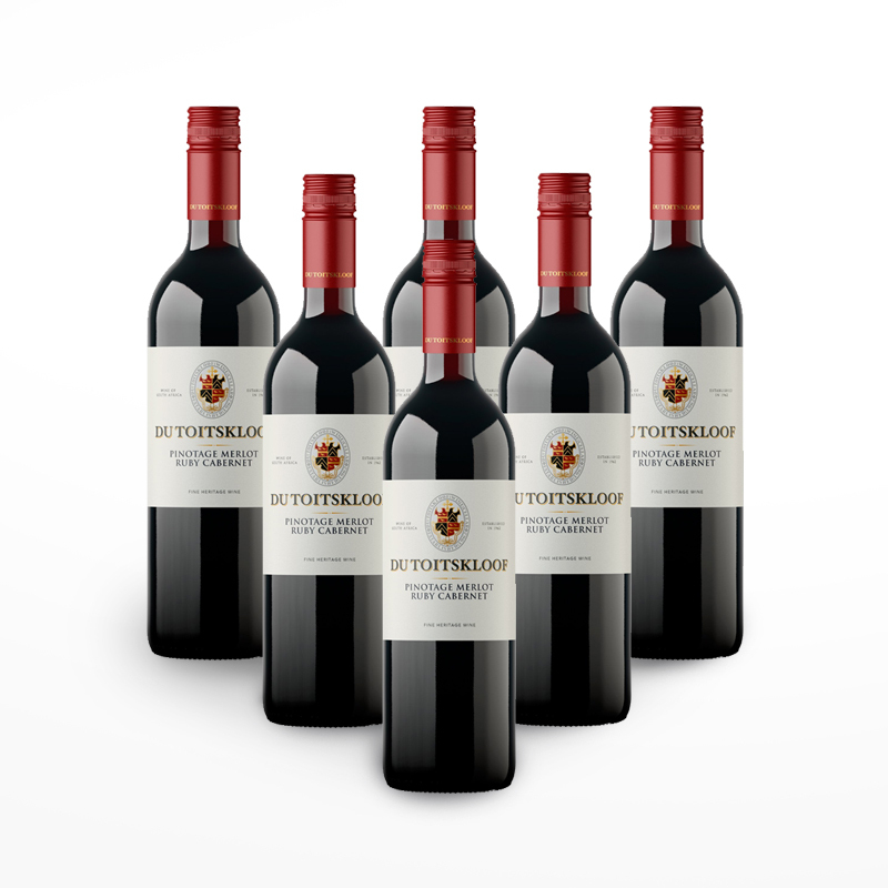 Pinotage Merlot Ruby Cabernet 2019 (R53.16 Per Bottle, 6 Bottles)