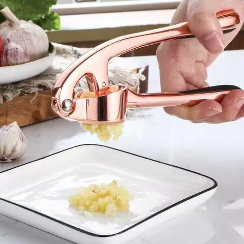 Premium Rose Gold Garlic Press