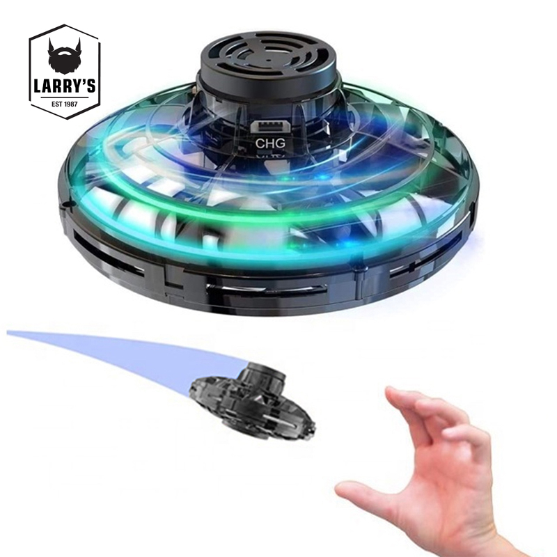 Black Flying Throwable UFO
