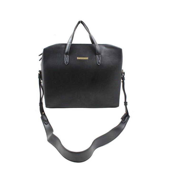 Black Structured Laptop Bag