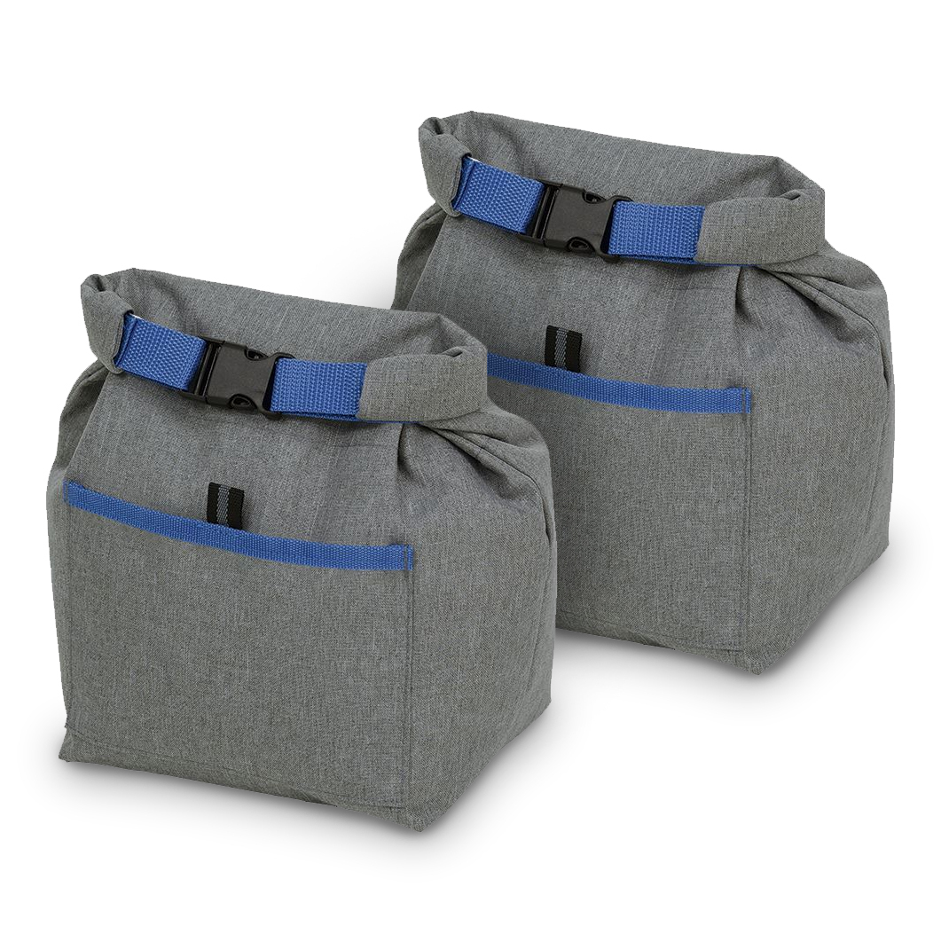 Pack of 2 10L Cooler Bags with Colour Trim