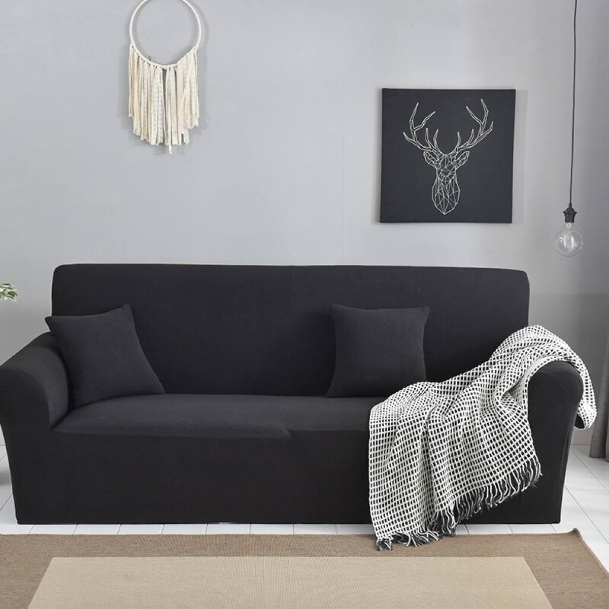 3 Seater Stretchable Modern Couch Cover