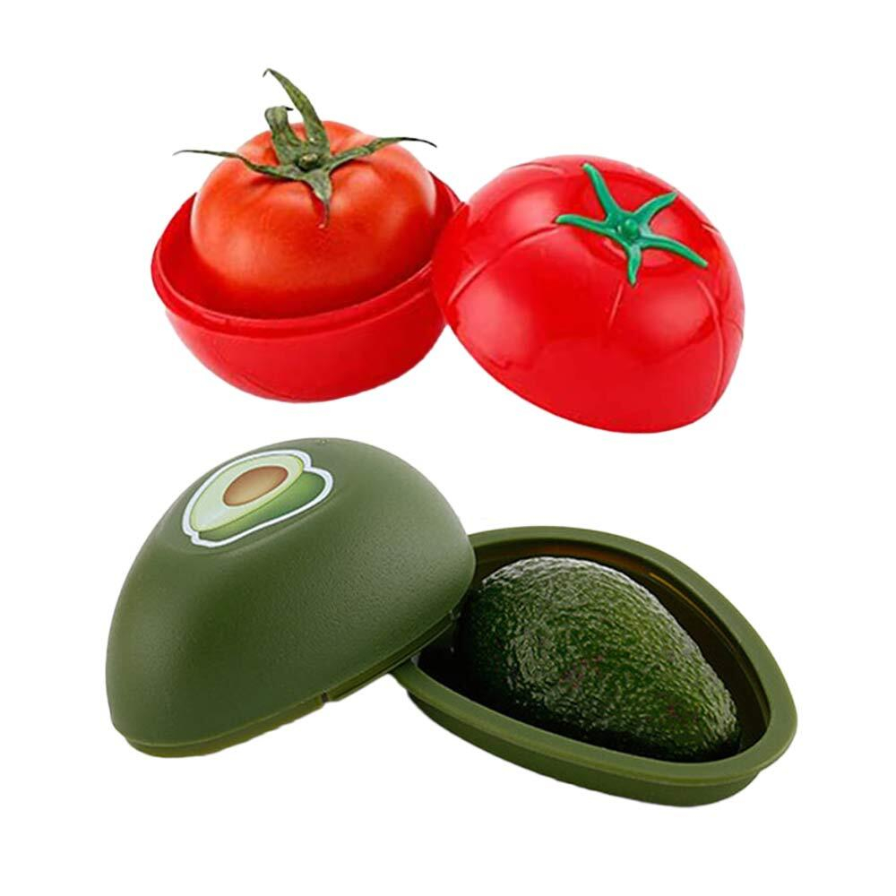 Pack of 2 Vegetable Savers and Storage