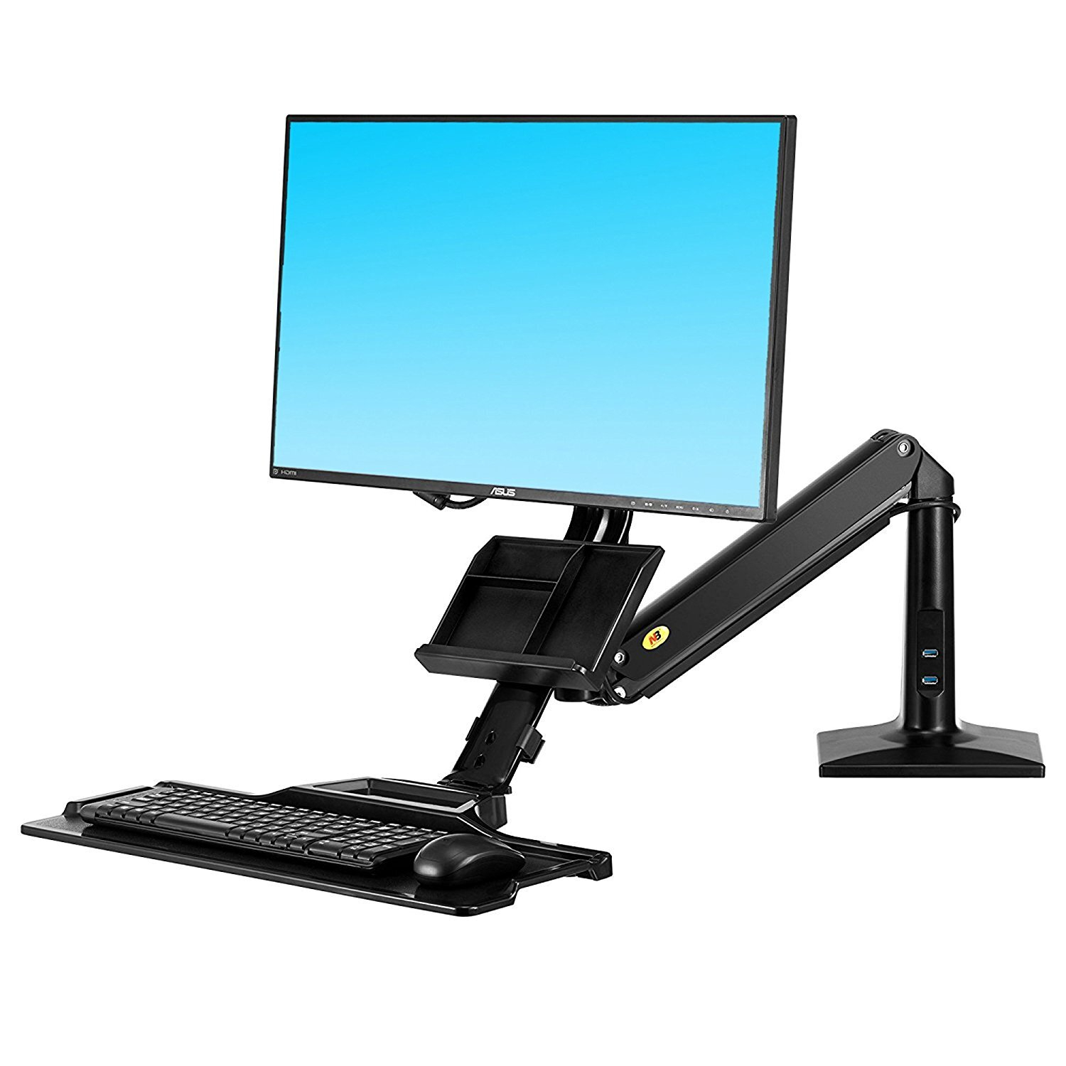 Sit and Stand Desk Workstation