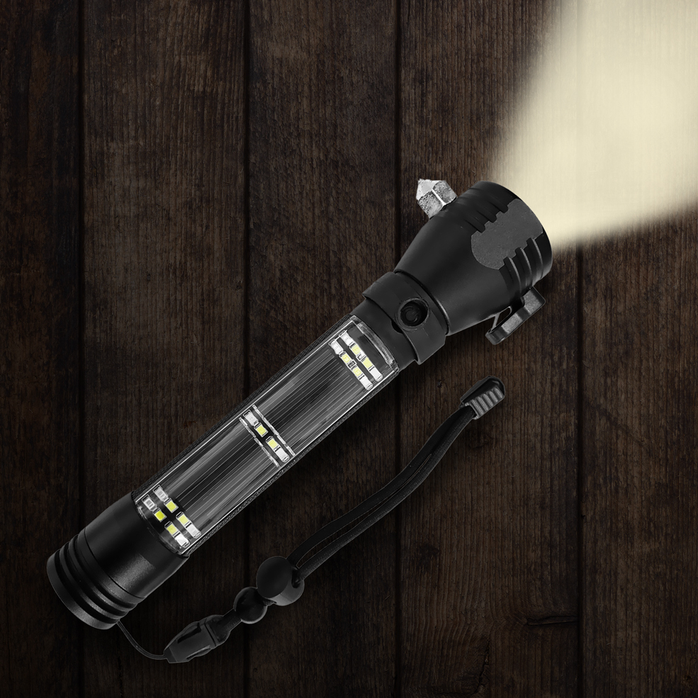 Solar Flashlight and Power Bank