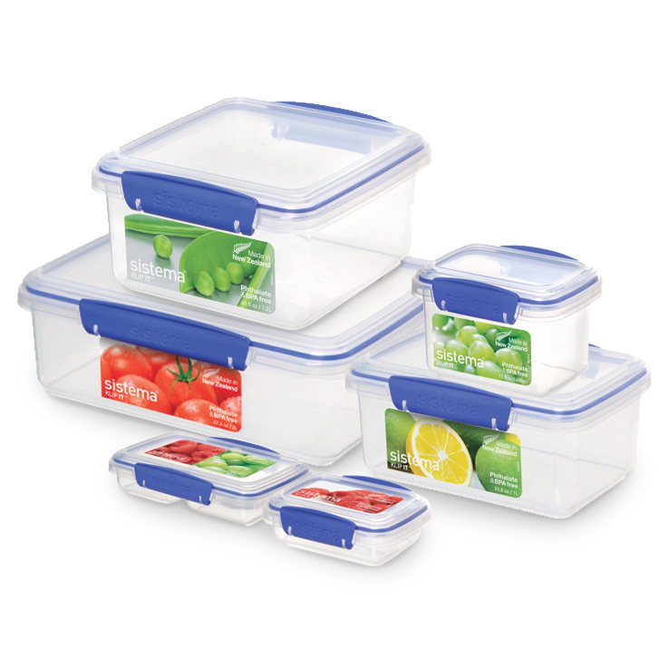 Pack of 6 Food Storage Containers