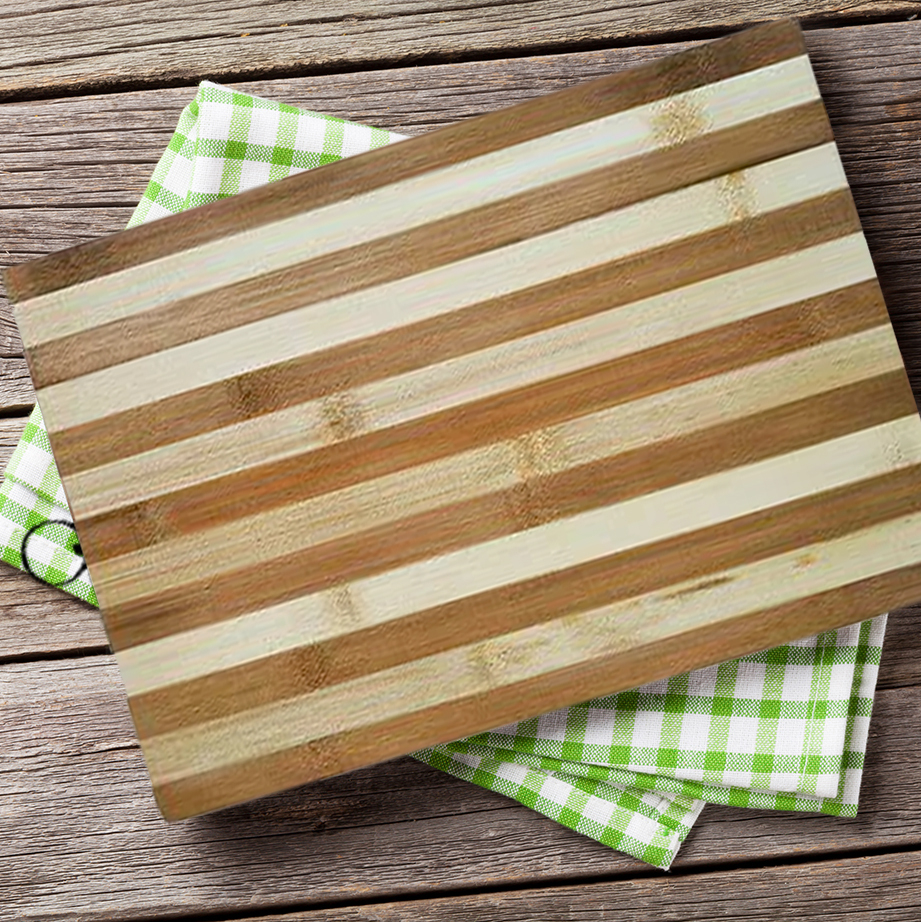 Set of 2 Bamboo Kitchen Cutting Boards