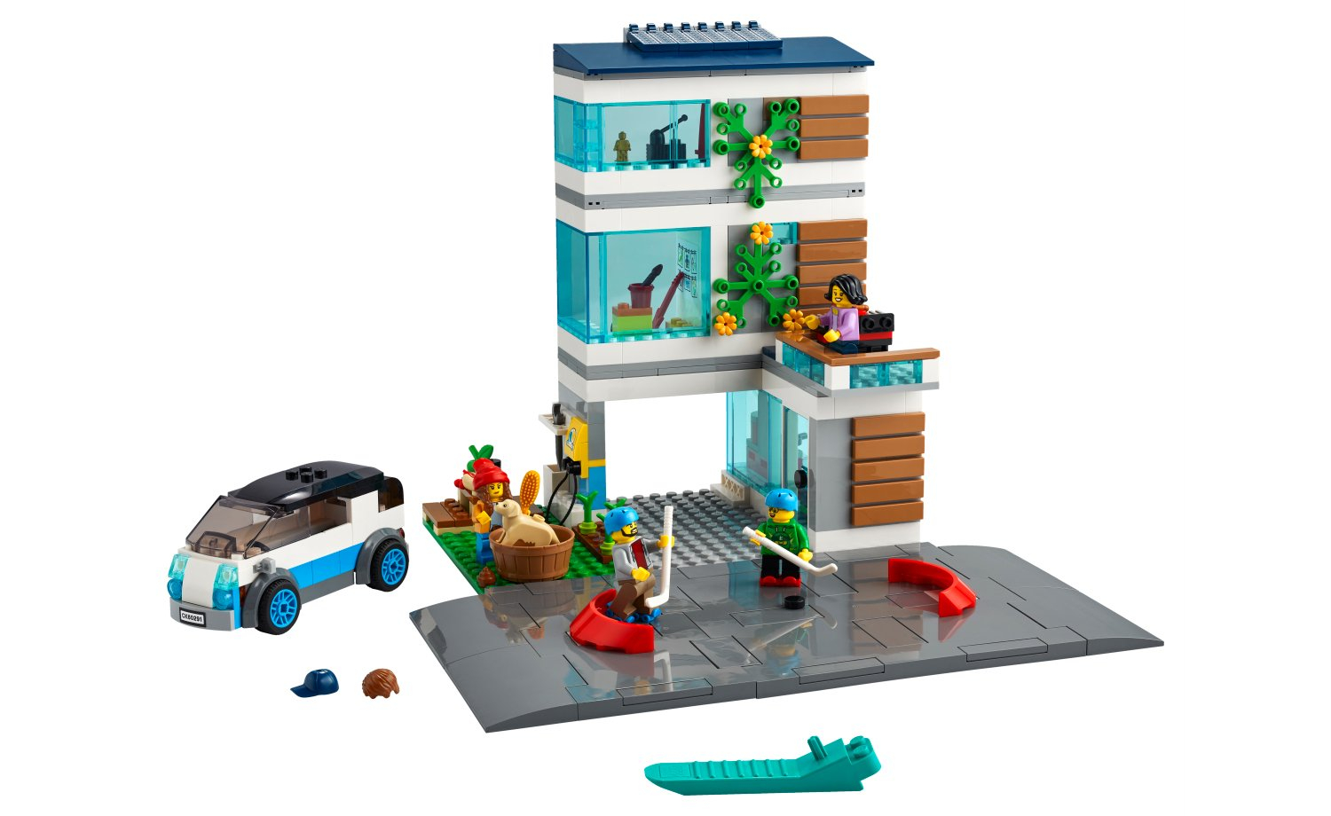 388-Piece City Family House Playset