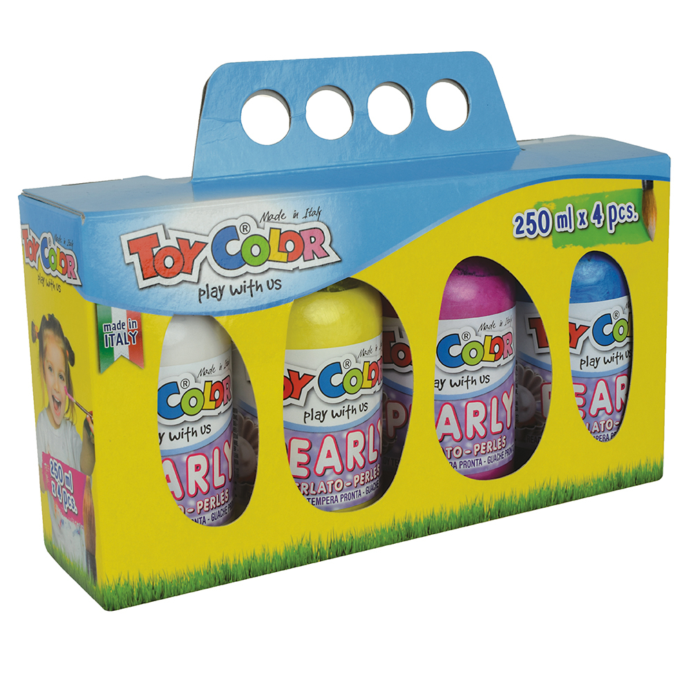 Pack of 4 x 250ml Superwashable Special Effects Paint Mixed Pack