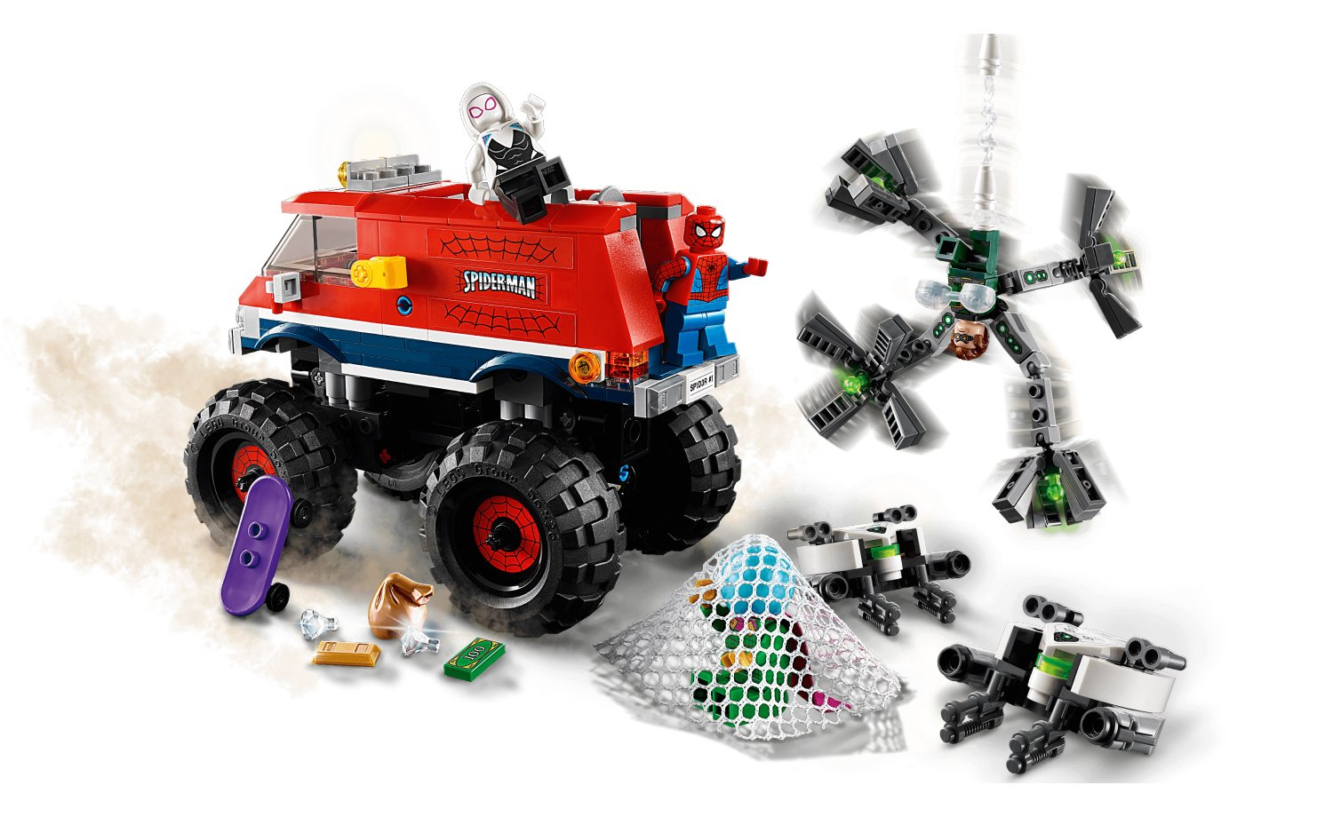 439-Piece Marvel Spider-Man's Monster Truck vs. Mysterio