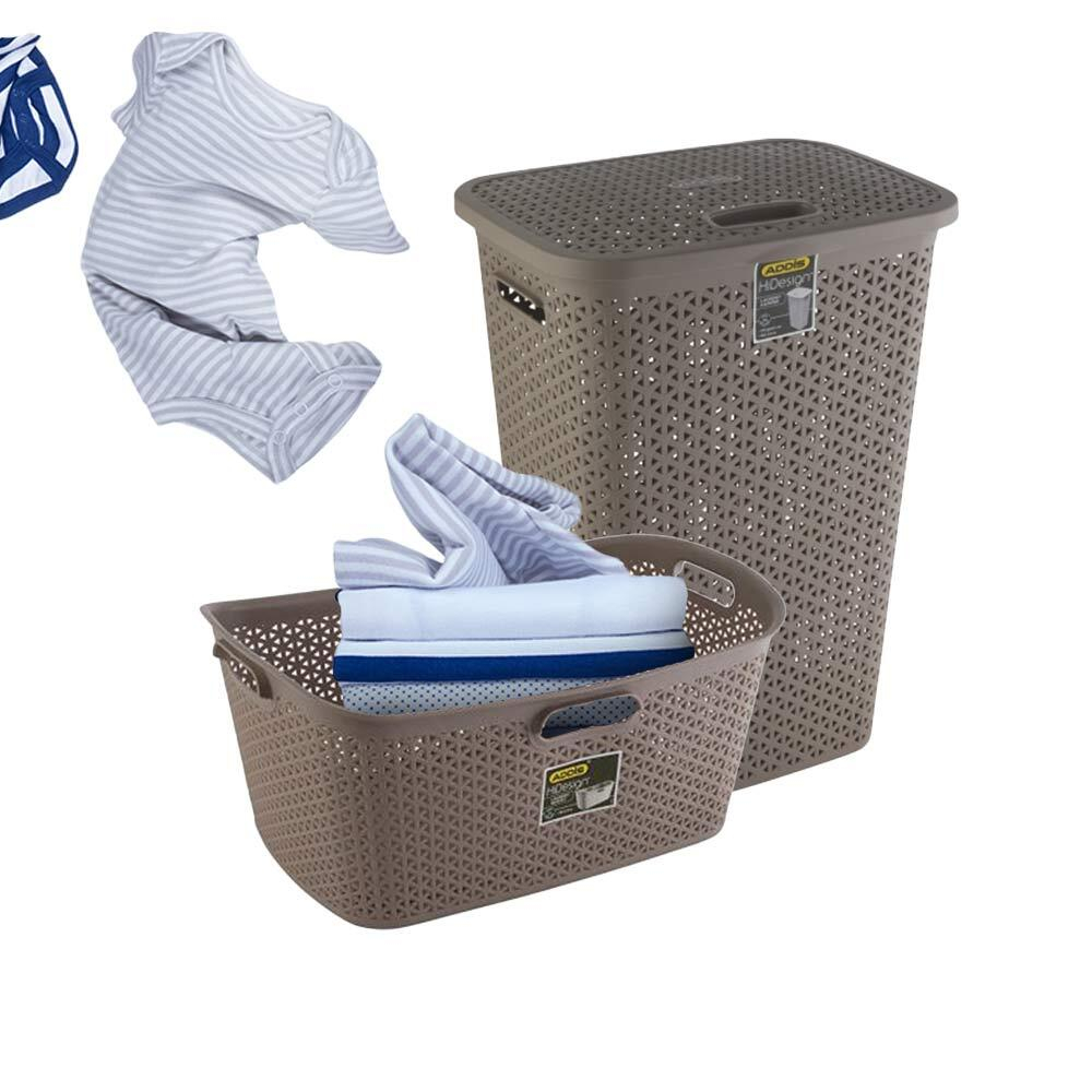 Pack of 2 Hi Design Laundry Baskets or Hampers