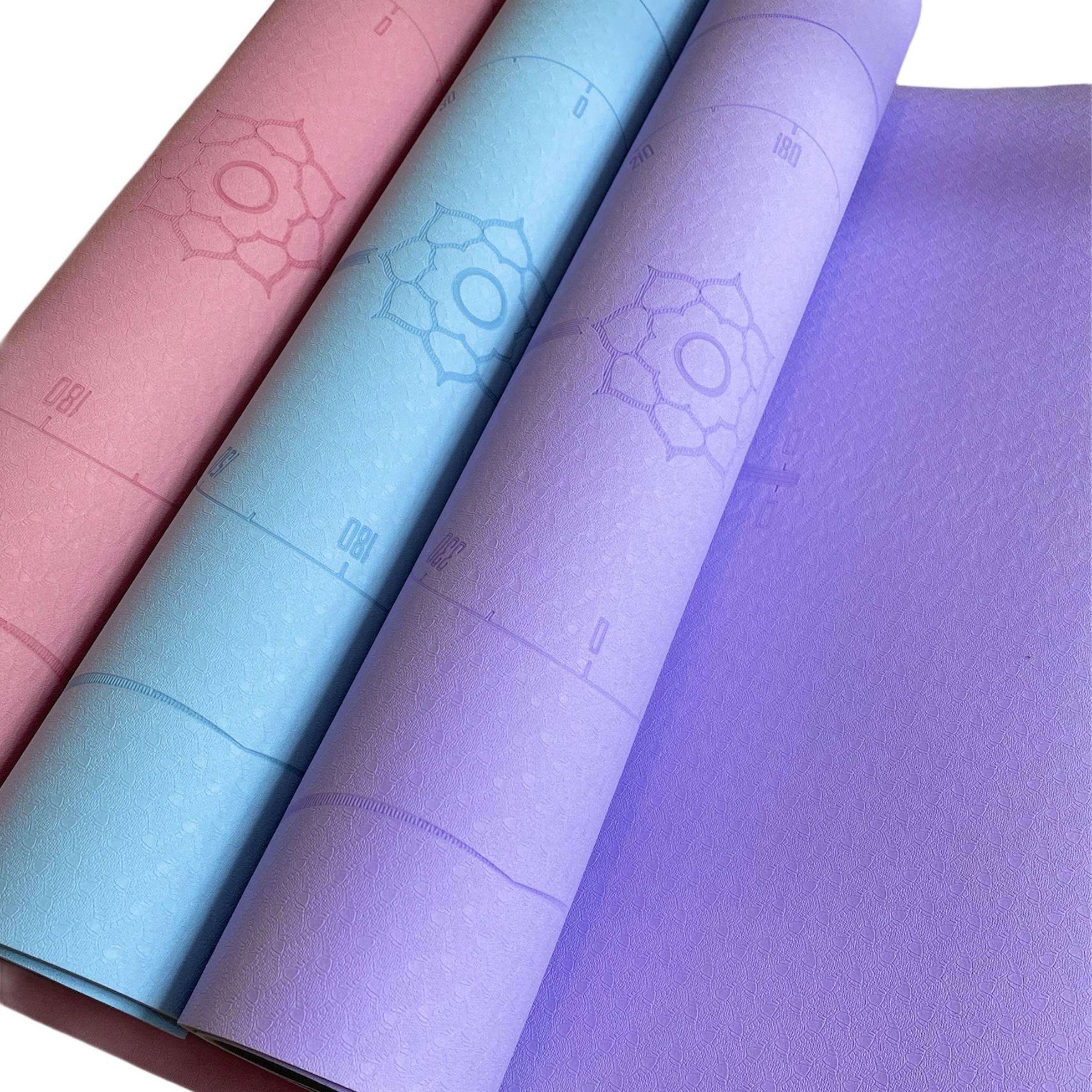 6mm Eco-Friendly Hypoallergenic Alignment Yoga Mats