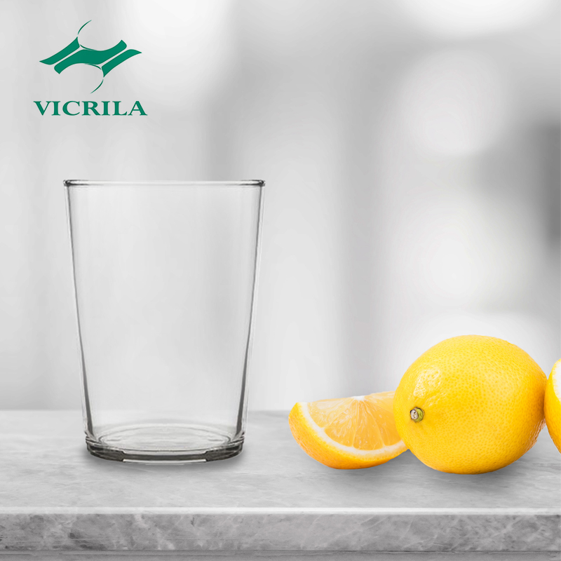 Set of 12 Sidra Flame Polished Glasses