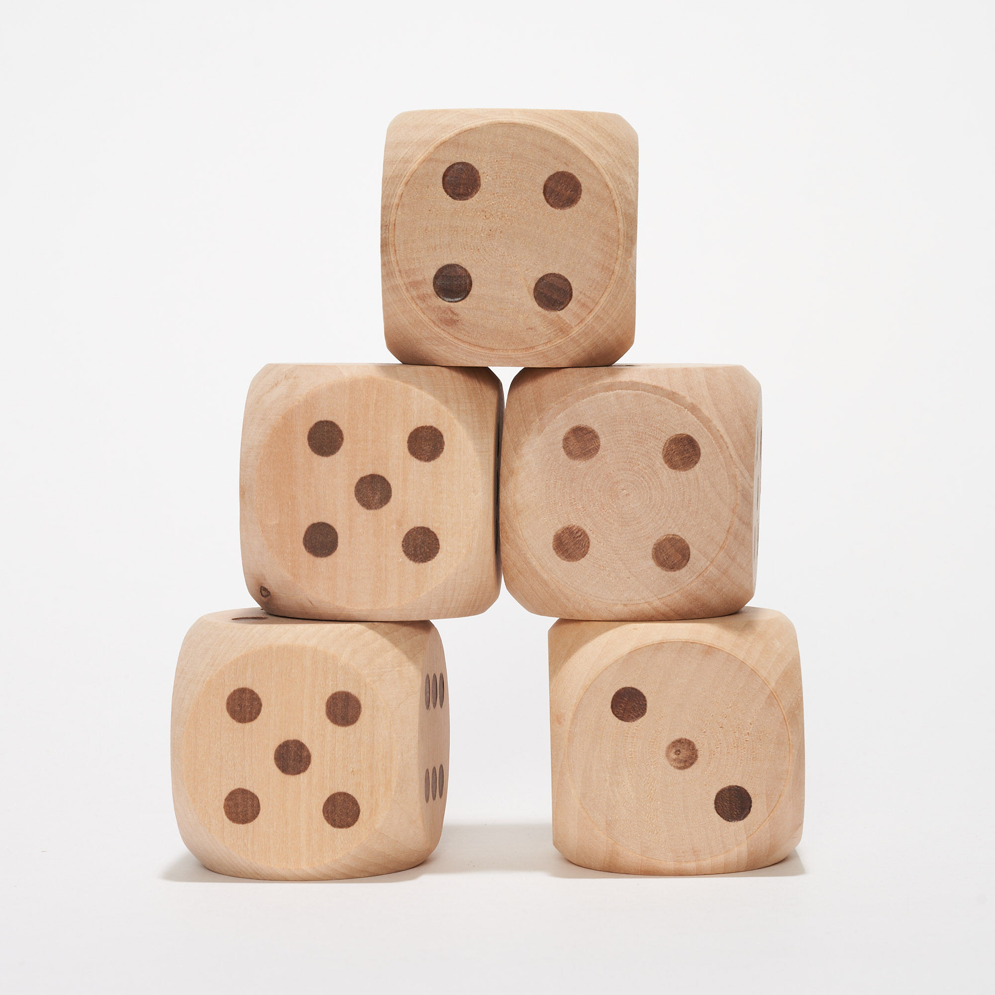 Large Wooden Dice Game