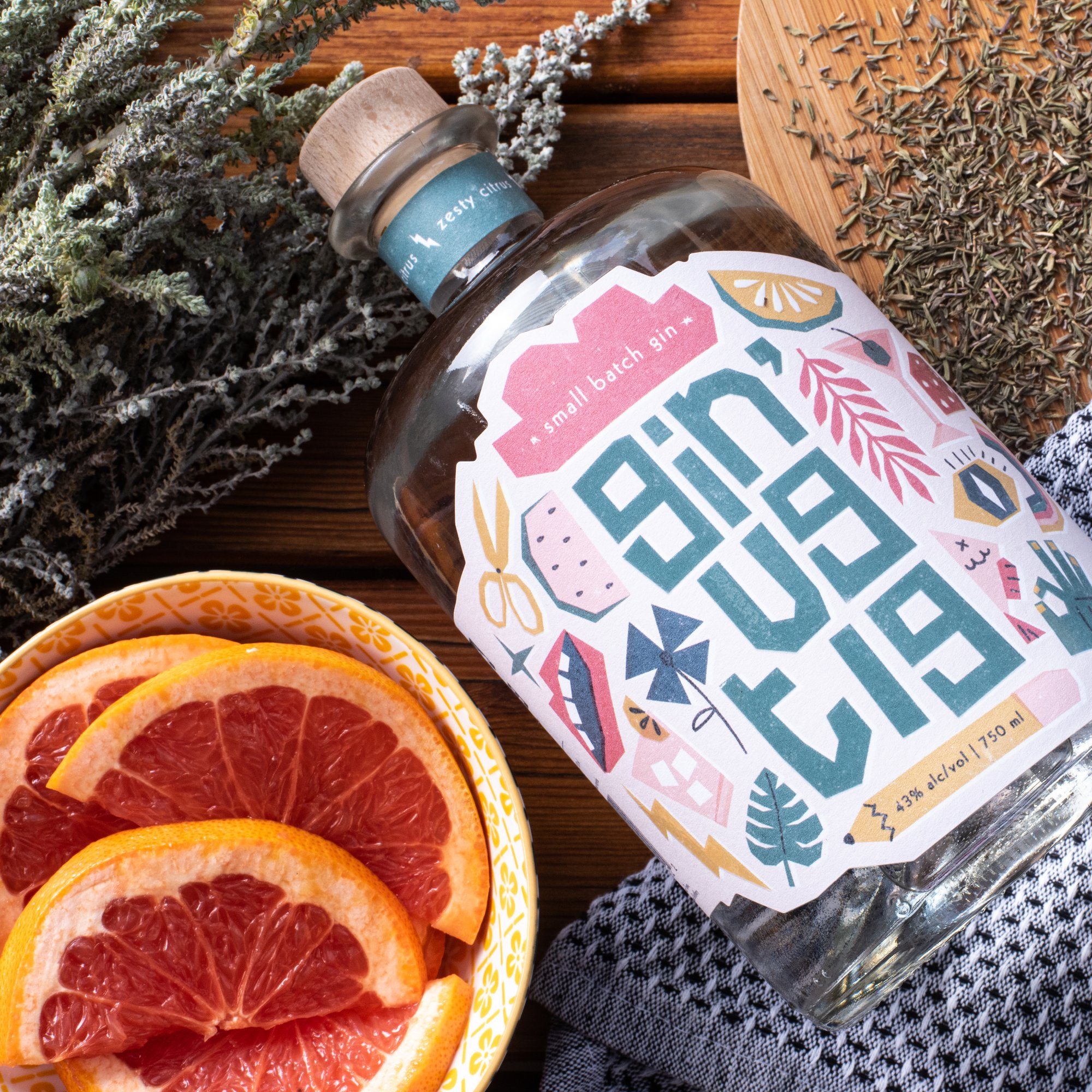 750ml Small Batch Craft Gin