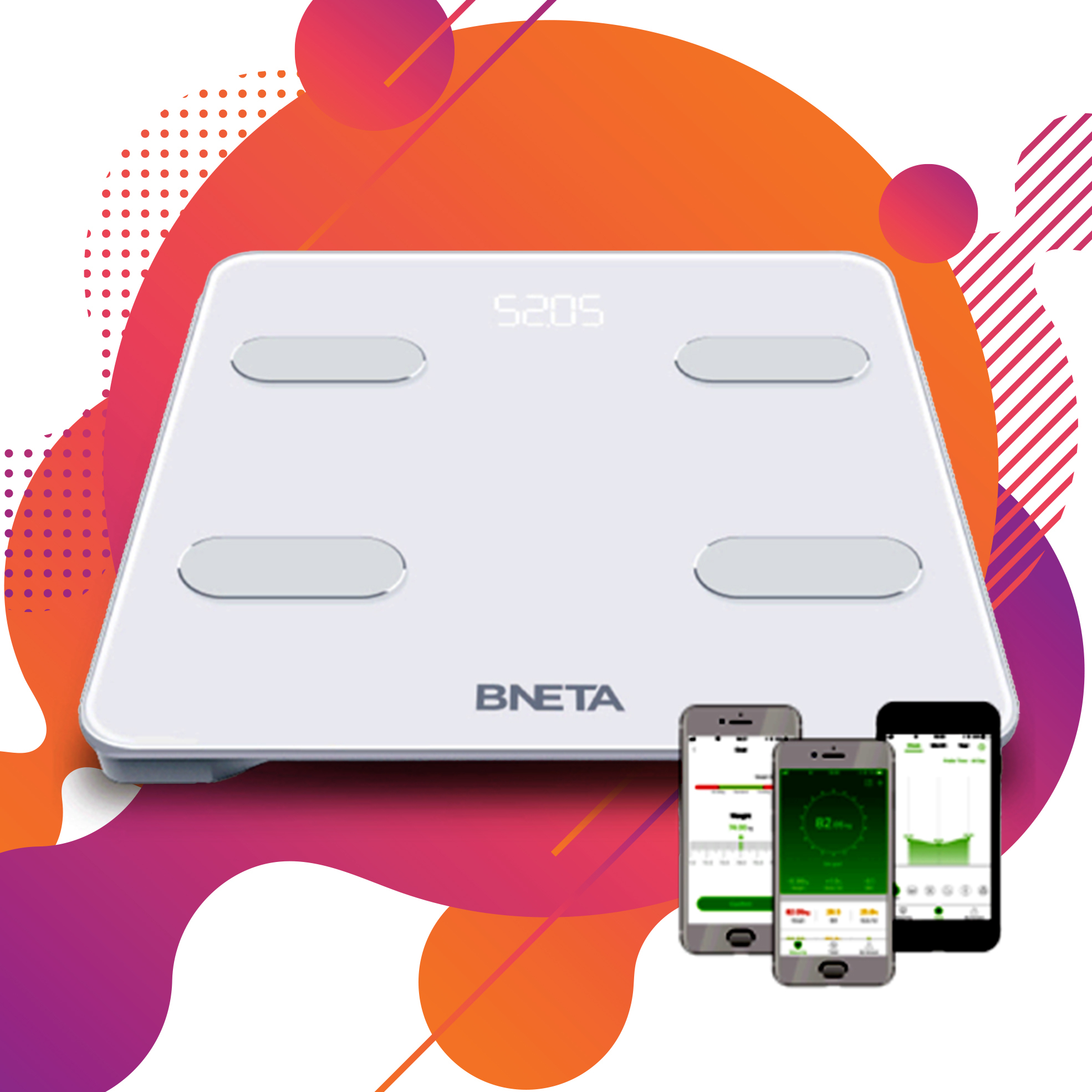 Bluetooth Smart Body Composition Analyser Scale