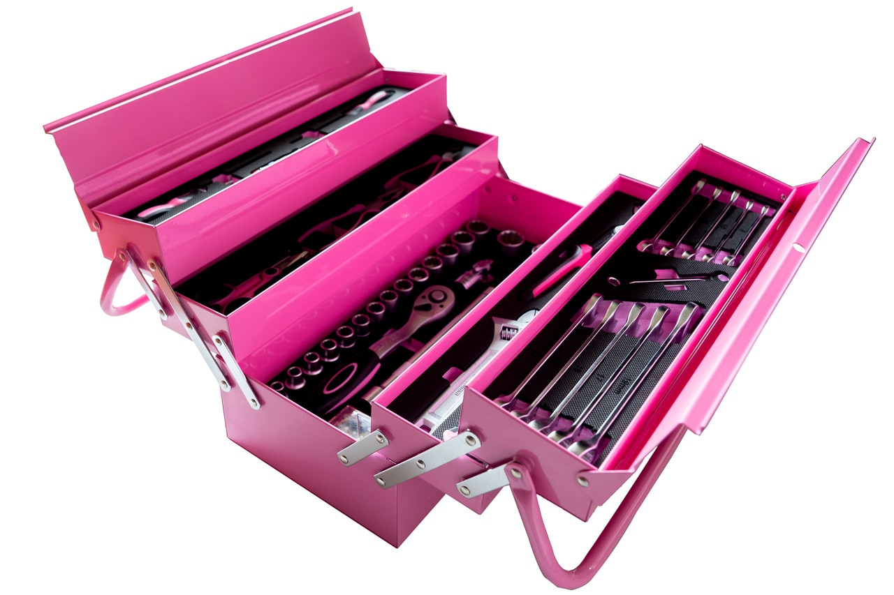 77 Piece Kengirl Pink & Black Toolkit