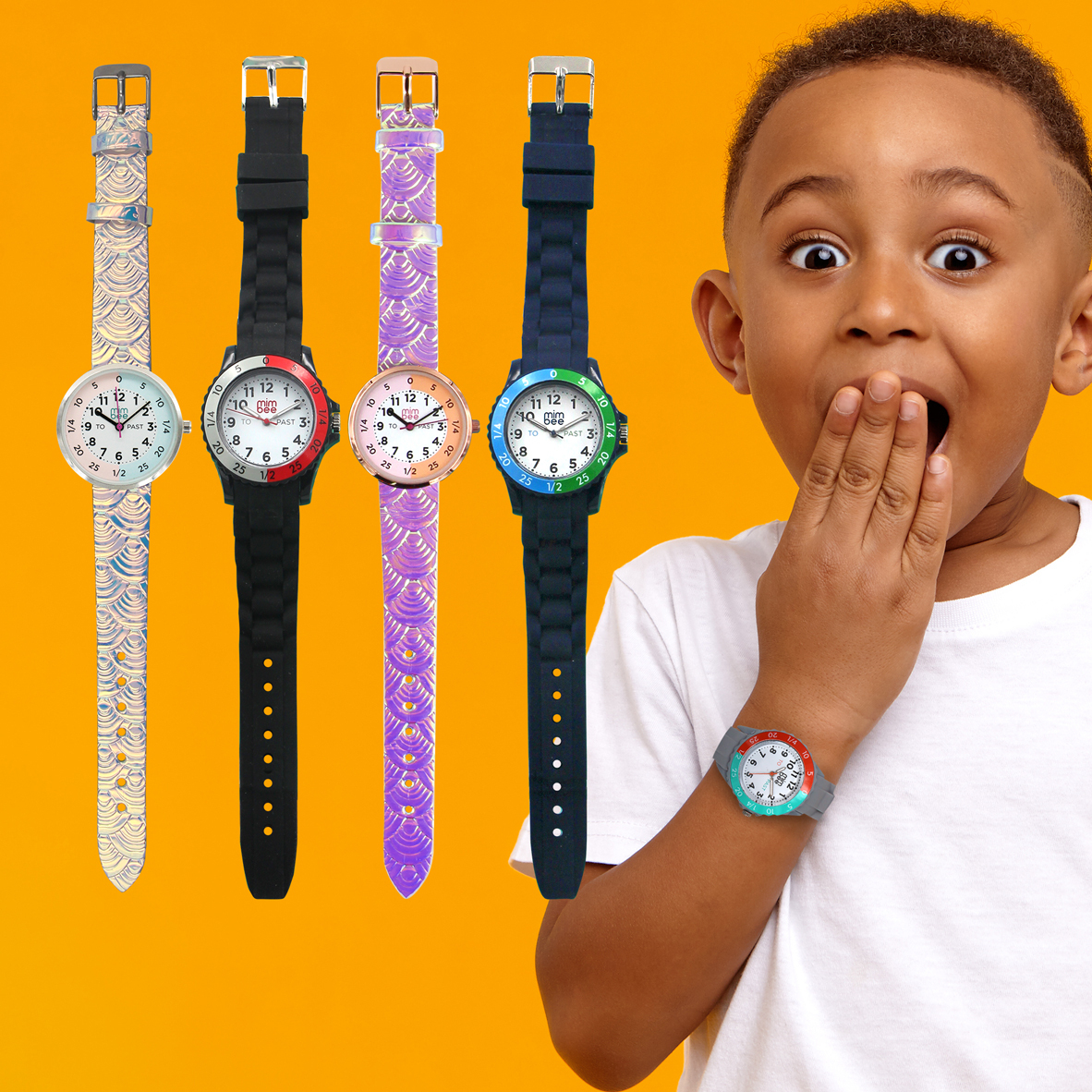 Kids Time Teach Buckle Watch