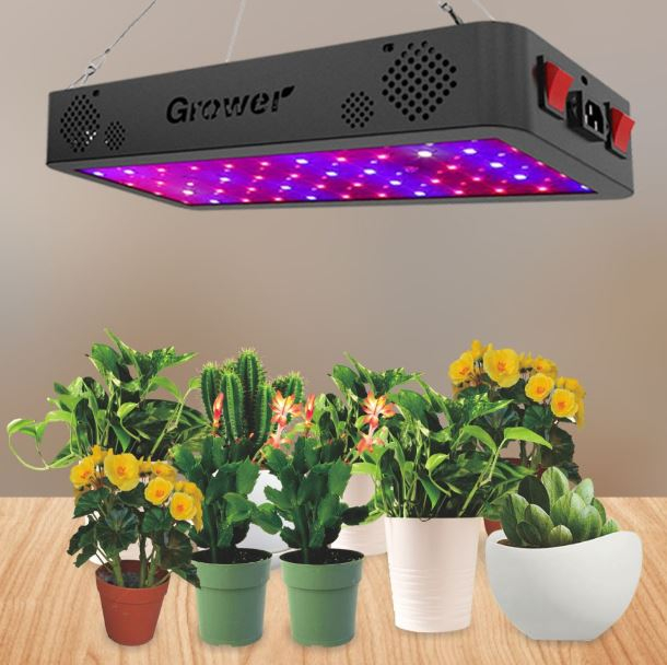 900W Hanging Grow Light with Hanging Kit