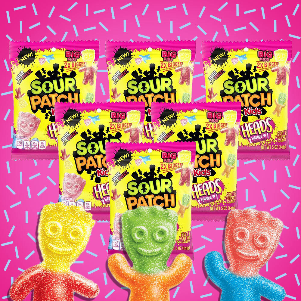 Pack of 6 141g Heads 2 in 1 Flavours