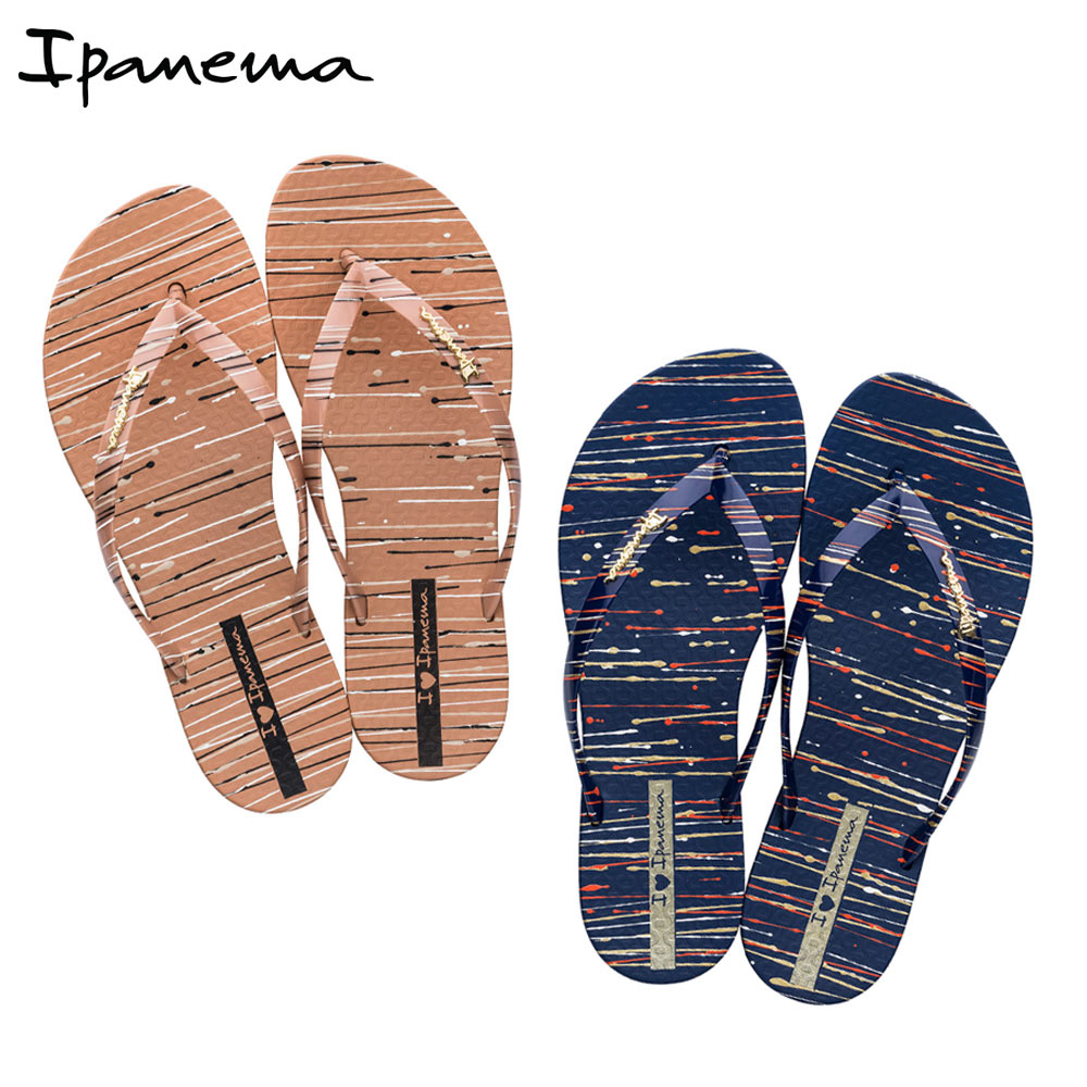 Ladies Wave Art Flip-Flops