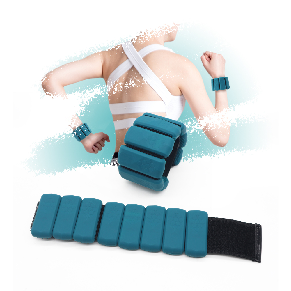 Set of 2 0.5kg Ankle and Wrist Weight Straps