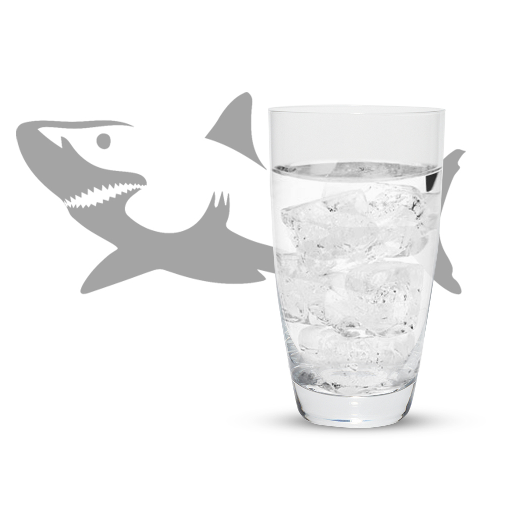 Set of 12 350ml Vision Crystal Hiball Tumbler Glasses