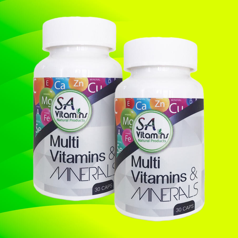 Pack of 2 Multi Vitamin & Minerals (60 Capsules)