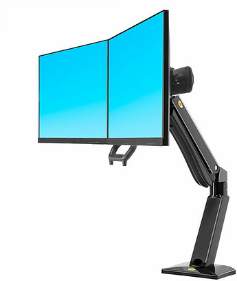 Ergonomics Interactive Dual Desk Monitor Mount (Model: F32)