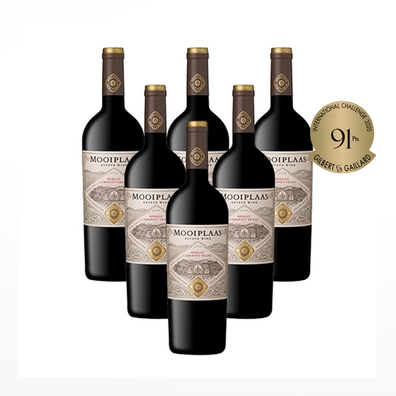 Merlot Cabernet Franc 2017 (R99.83 Per Bottle, 6 Bottles)