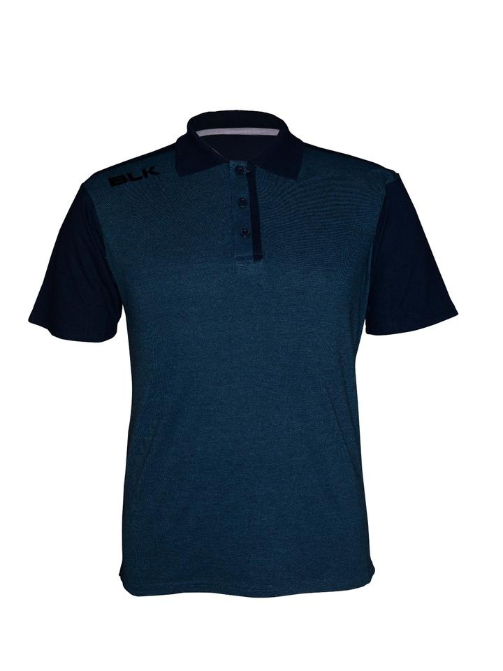 Men's Navy/Blue Melange Lifestyle Polo