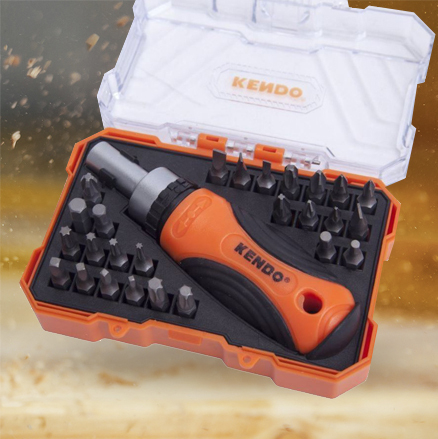 27 Piece Multi-Bit Ratchet & Screwdriver Set