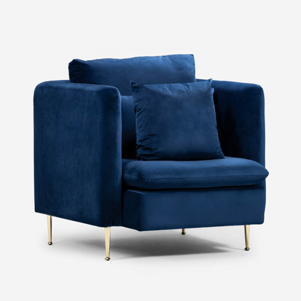Modern Velvet Armchair