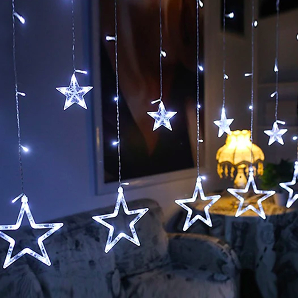 2.5m String Lights with Stars