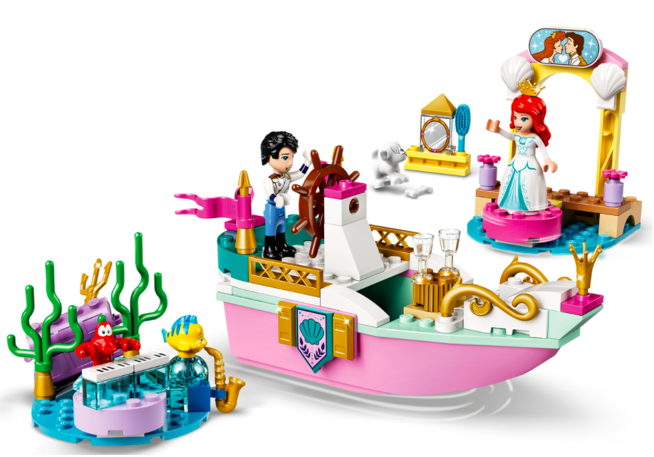 114-Piece Disney Ariel's Celebration Boat
