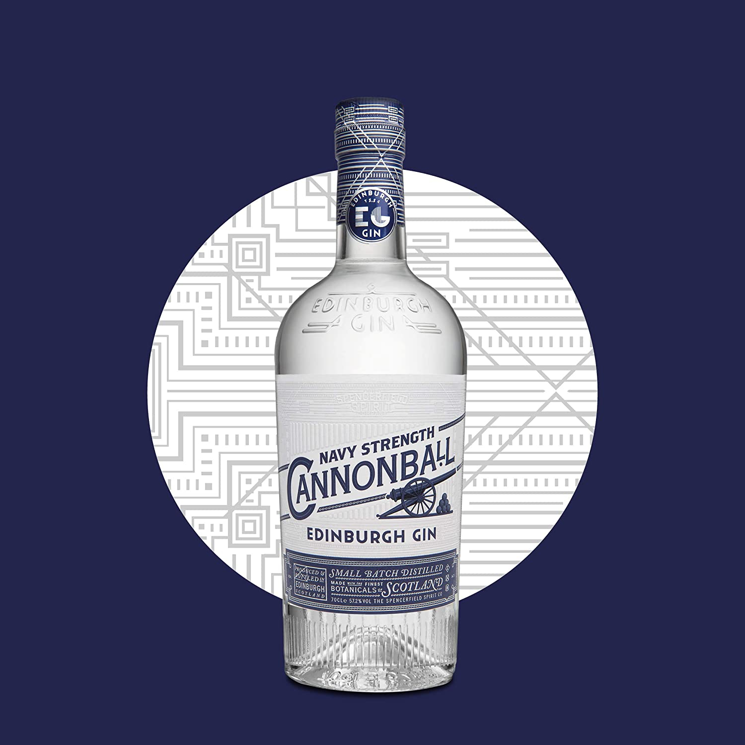 750ml Cannonball Navy Strength Gin