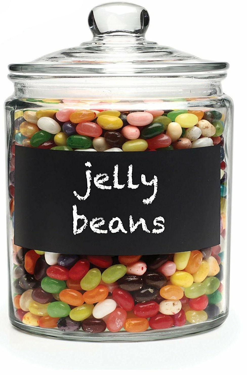 1.8L Glass Canister with Chalkboard 