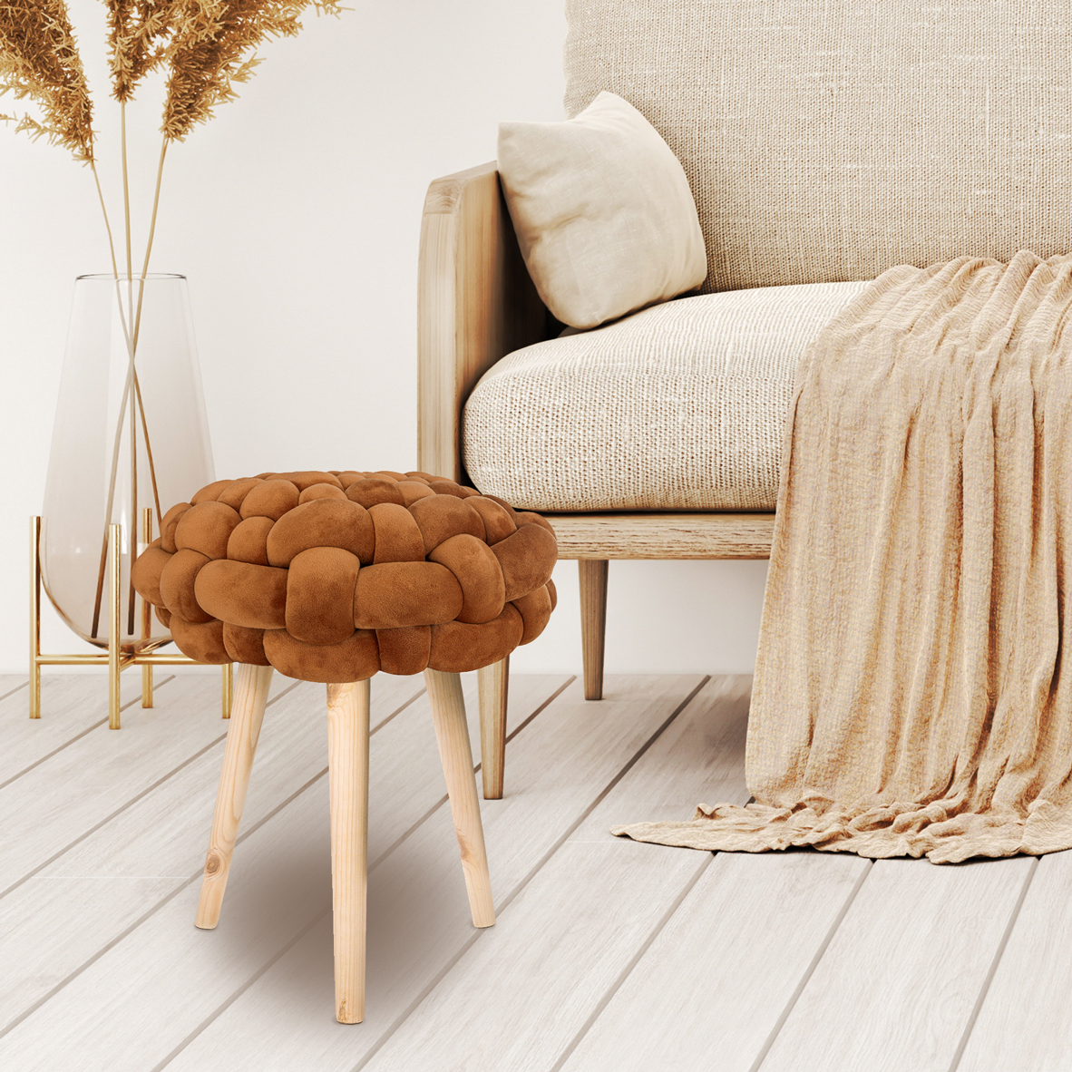 Knot Cushion Stool