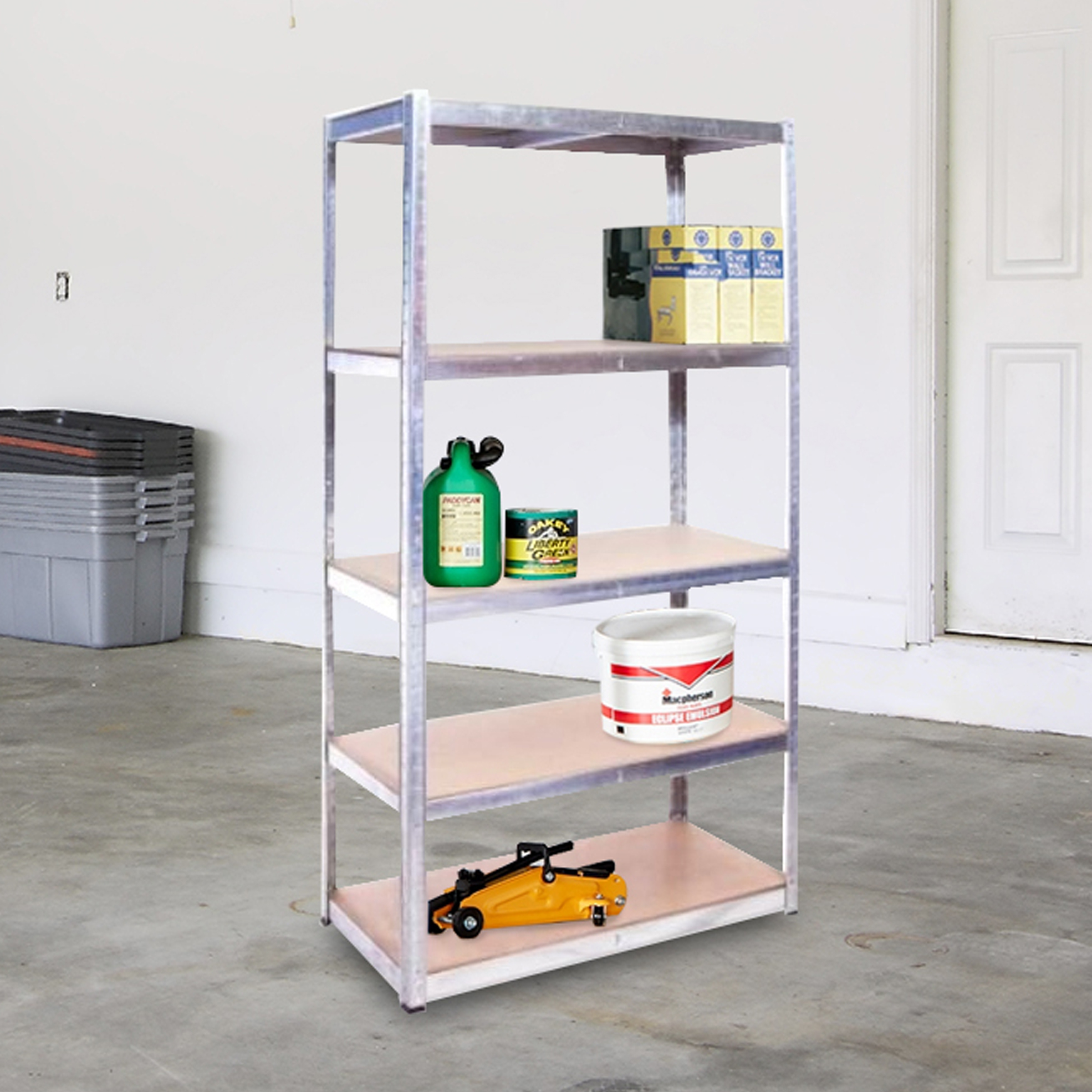 5 Tier Heavy Duty Boltless Steel Shelving