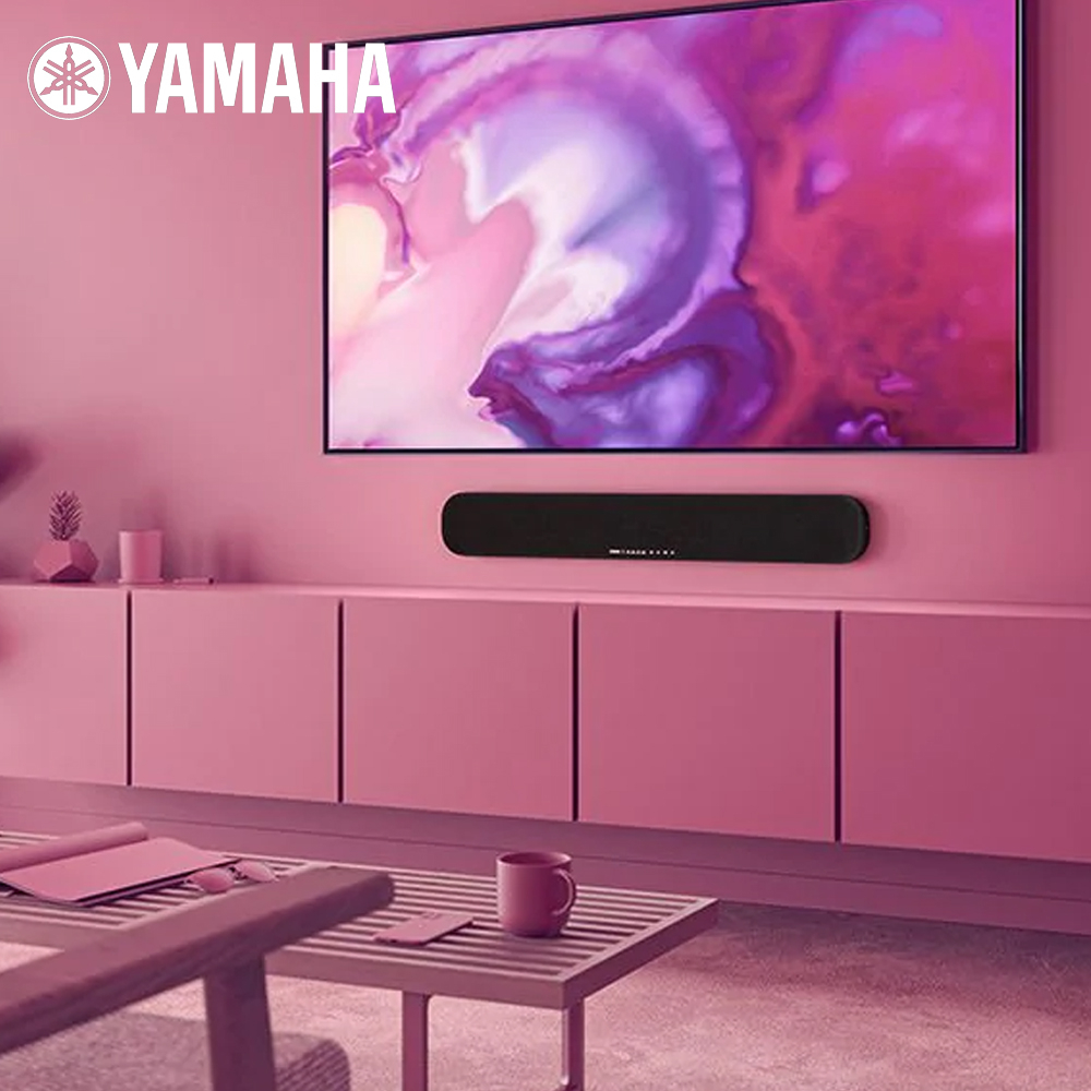 SR-B20A Soundbar with Virtual 3D Surround Sound, Built-in Subwoofer & Clear Voice